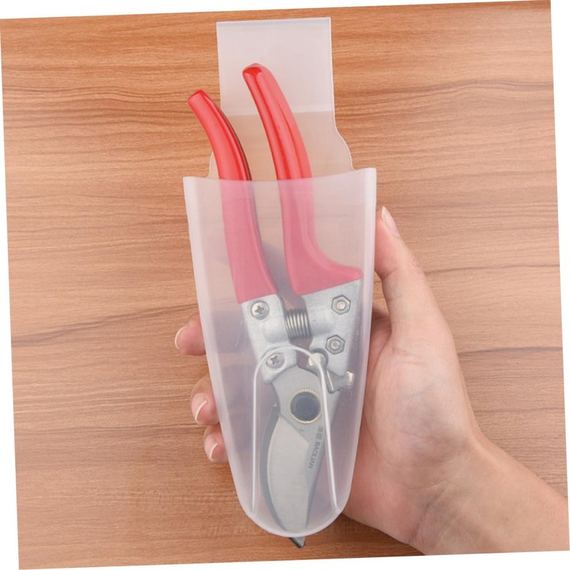 LALAFINA 2pcs Pruning Shears Holder Protective Plastic Case for Scissors