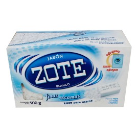 Jabón Lavandería Escamas Zote Blanco 500g