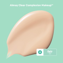 Almay Almay Clear Complexion Acne & Blemish Spot Treatment Concealer Makeup with Salicylic Acid- Lightweight, Full Coverage, Hypoallergenic, Fragrance-Free, for Sensitive Skin, 050 Fair, 0.3 fl oz.
