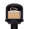 Gibraltar Mailboxes Classic Medium Capacity Double-Walled Plastic Black, All-In-One Mailbox