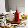 Sweejar - Botella dispensadora de aceite de oliva de cerámica,