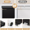 SMONTER Cordless Blackout Roller Shades for Windows- Room Darkening Roller