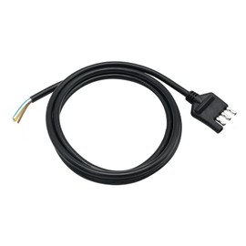 Vkinman 4 Way Trailer Wiring Harness 5 Feet 4-Pin Heavy Duty 18AWG Flat Trailer Wire Extension Connector