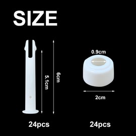 Intex Pool Replacement Parts, Pin Pin Pool, 6 cm / 2.36 inch Length Replacement Parts Frame Pool, Pool Replacement Parts, Pin Cotter Pin, Pins and Seals, Suitable for Frame Swimming Pools (24)