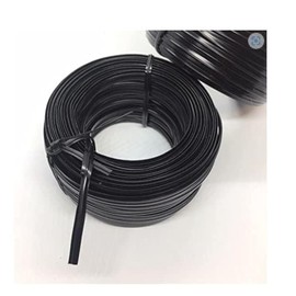 Weststone - Heavy Duty (Wire#23) Plastic Twist Ties - 100ft Black Spool