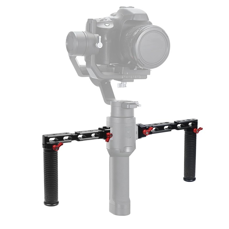 CS PRIORITY Quick Release Mount Dual Handle Grip Gimbal Monitor
