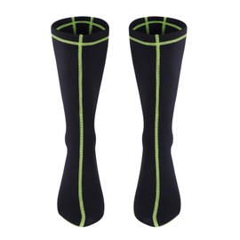 TINAYAUE Unisex Extra Long Wetsuit Stocking Neoprene Diving Long Socks Thermal Snorkeling Surfing Water Sports Legging Foot & Leg Protection Scuba Socks for Swimming Sailing Kayaking