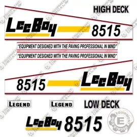 Aftermarket Fits LeeBoy 8515 Decal Kit Asphalt Paver Equipment Decals