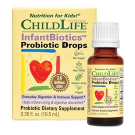 Childlife Essentials Infantbioticstm Probiotic Drops 0.36 Fluid Ounces (10.5 Ml) Gotas Probióticas Infantbiotics Tm 0,36 Onzas Líquidas (10,5 Ml)