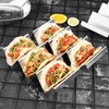 ARTTHOME. Taco Holders 4 Packs - Stainless Steel Taco Stand