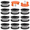 14 Pack Single Line Auto-Feed Replacement Weed Eater Trimmer Spool
