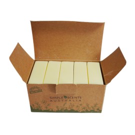 Simple Scents Australia Honeysuckle Scented Natural Soap Bars (5 Bars), 3.5oz Moisturizing French Triple Milled Soap Bars Enriched with Shea Butter - Pure Plant Oil Bath & Body