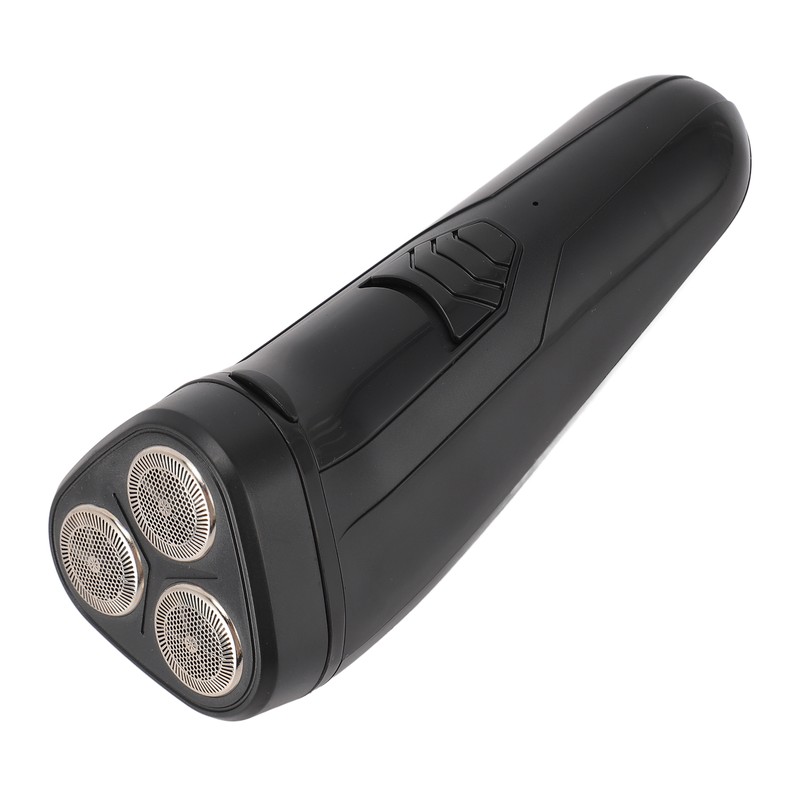 Electric Beard Trimmer 3 Floating Heads Rechargeable Precise Cutting Cordless