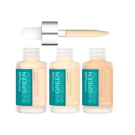 Maybelline New York Green Edition Superdrop Tinted Oil Makeup, Adjustable, Natural Coverage, In 8 Shades, Formulated With Jojoba and Marula Oil, 10, 0
