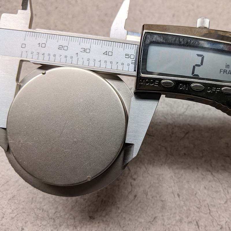 Prime-Line N 7206 2 In. Satin Nickel Closet Door Finger