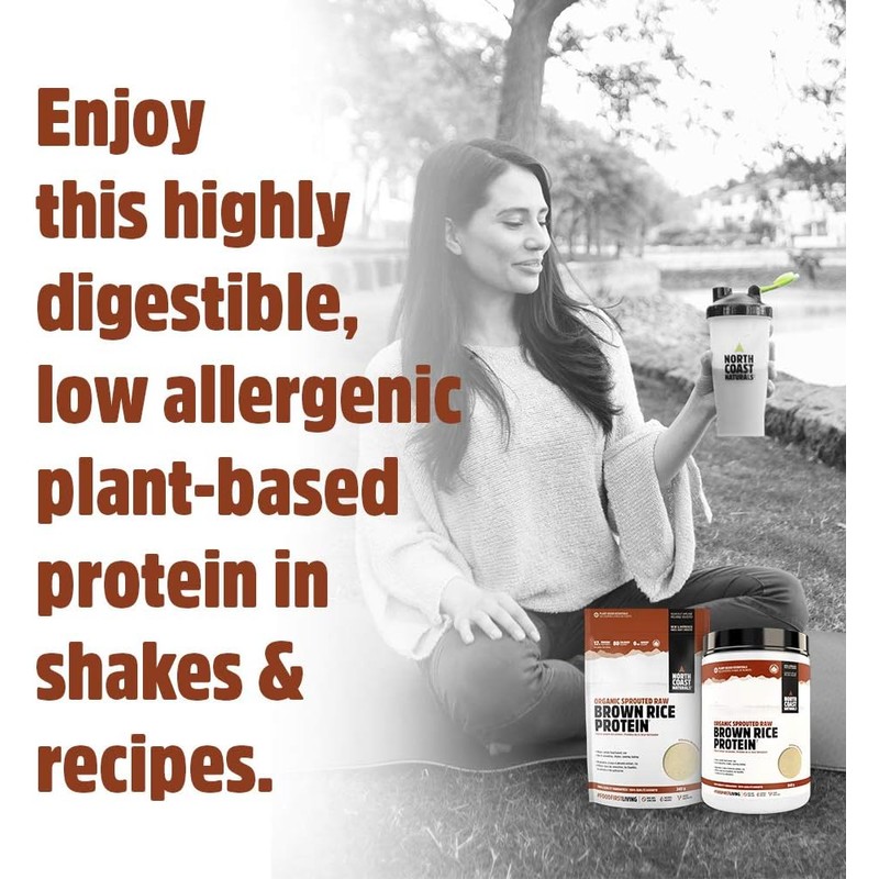 Mutant North Coast Naturals Organic Sprouted Brown Rice Protein Powder