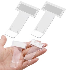 Parking Permit Holder Windscreen Parking Disc Lite Resident Parking Permit Holder Windscreen Transparent Car Easy Park Vignette, for Parking Ticket Holder Approval Accessories Tickets Clips Parking