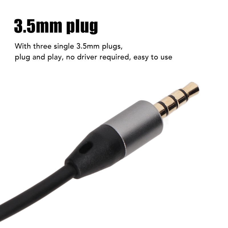 Binaural Customer Service Headset ENC Noise Reduction 3.5mm Communication Headset