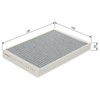 Bosch R2405 Cabin Air Filter with Activated Carbon