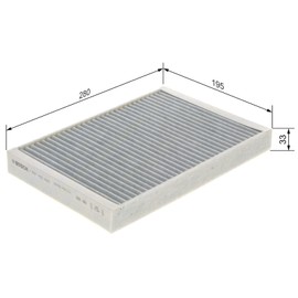 Bosch R2405 Cabin Air Filter with Activated Carbon