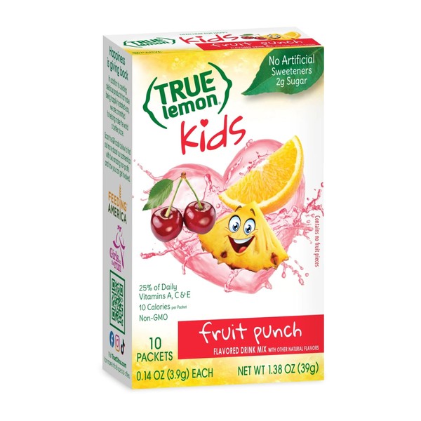 True Lemon TRUE LEMON Fruit Punch Packets - Low Sugar,