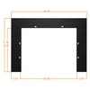 Dreamflame Electric Fireplace Trim Kit for 36inch Fireplace Electric Inserts,
