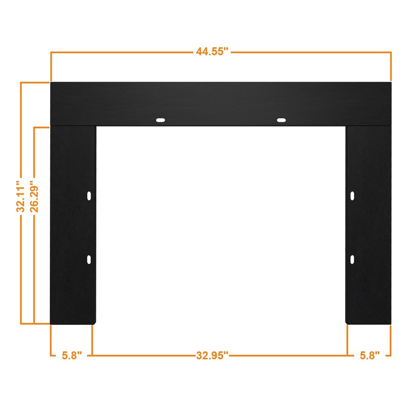Dreamflame Electric Fireplace Trim Kit for 36inch Fireplace Electric Inserts,
