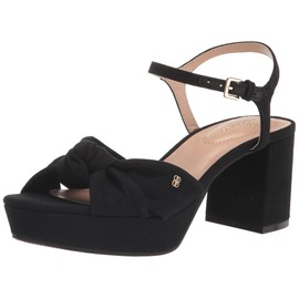 Bandolino Women's PREZLEY Heeled Sandal, Black 001, 7