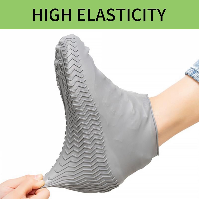 JEVRKAPZ Waterproof Shoe Covers,Reusable Foldable Not-Slip Rain Shoe Covers,Portable Water