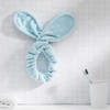 Wire Rabbit Face Wash Headband Shower Hairband Black 3ea