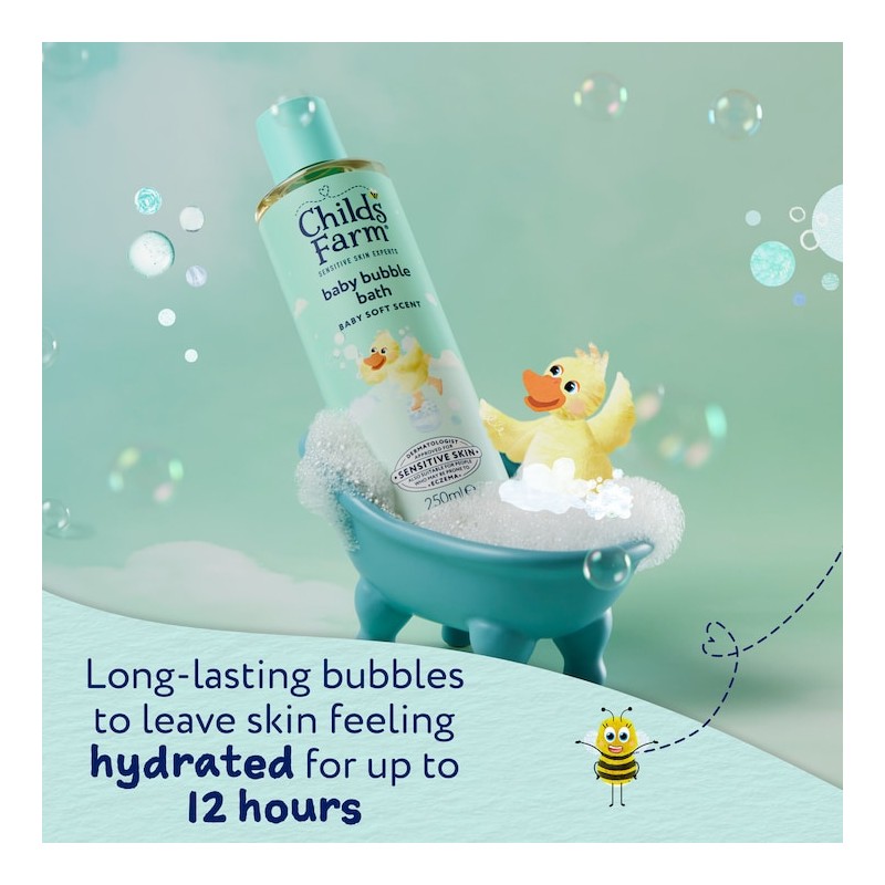 Childs Farm Baby Bubble Bath, Baby Soft Scent 250ml