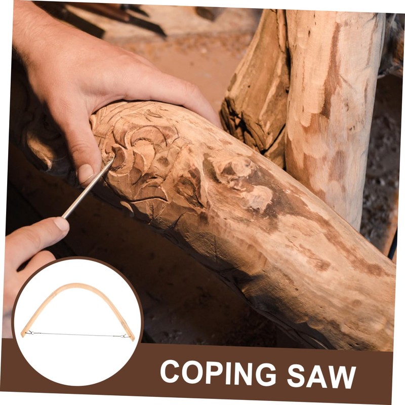 COHEALI Coping Saw Bow Design for Woodworking Durable Hand Saw