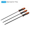 PATIKIL 4.0/4.8/5.5 mm File for Chainsaw, 1 Set/3 Pieces, Round