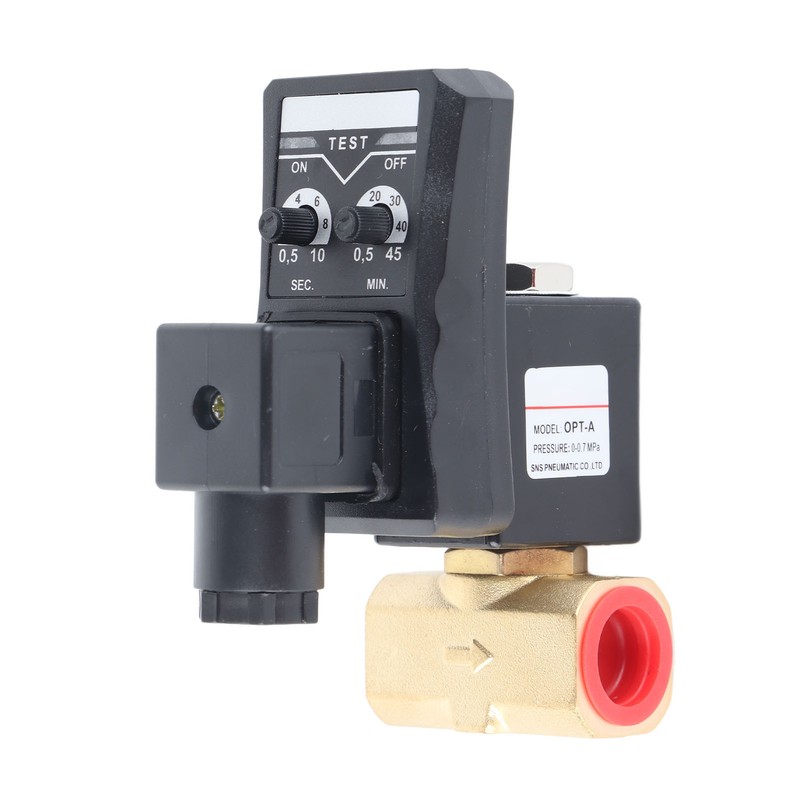 Electronic Drain Valve with Timer Tank Drainage Electric Solenoid Valve