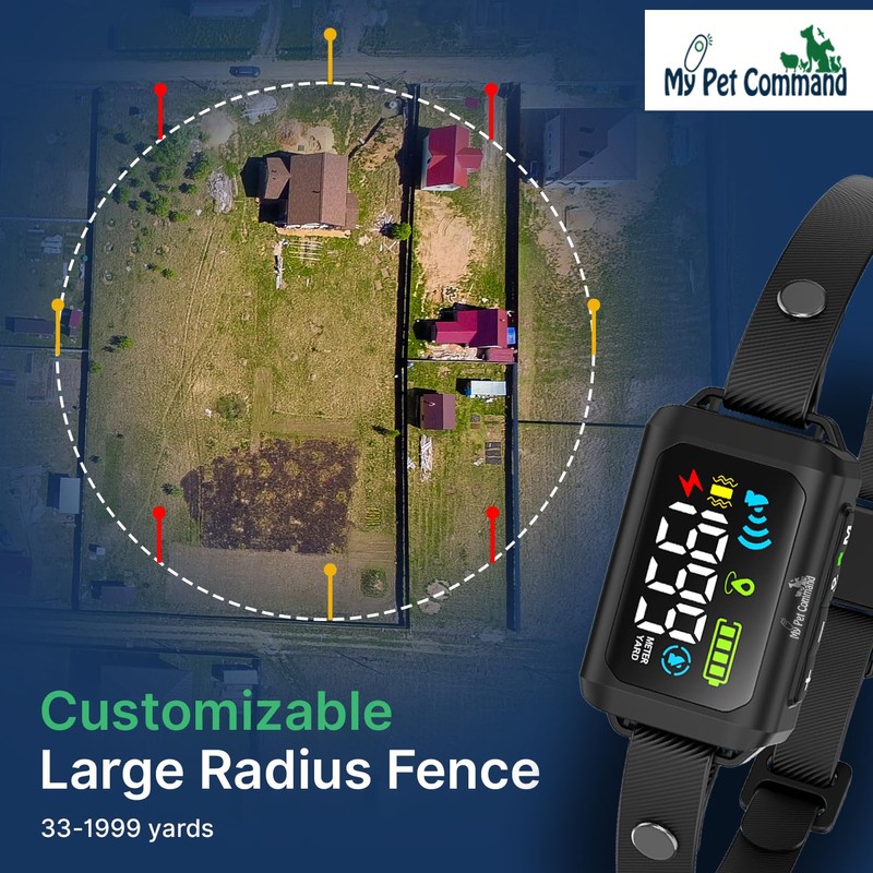 My Pet Command Wireless GPS Dog Fence No Wires &