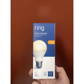 Ring A19 Smart LED Light Bulb Dimmable Neutral White 800 Lumens 5AT1S3 NIB