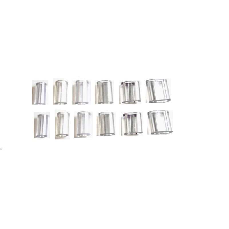 Mytoptrendz® Pack Of 12 Invisible Clear Transparent Ring Clip Ring