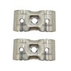 Double Port Parallel Pipe Clamp, 1 Inch OD Steel Tube