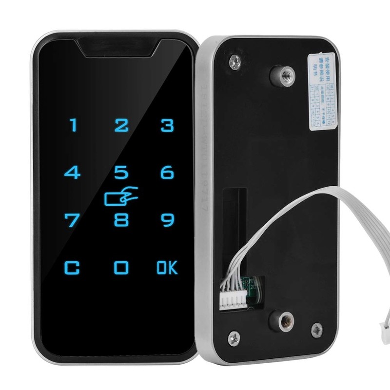 Electronic Cabinet Lock, Zinc Alloy Smart Digital RFID Password Keyless