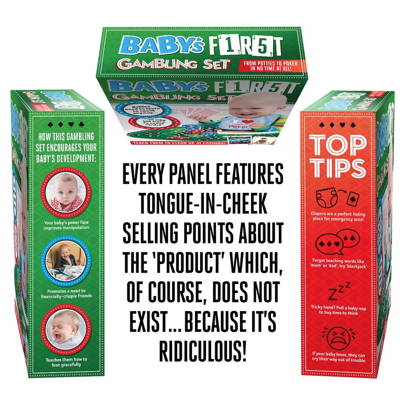 Prank Gift Box - Baby's First Gambling Kit - Perfect