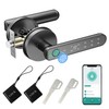 BIWIBON Fingerprint Door Lock, 5 in 1 Smart Door Knob