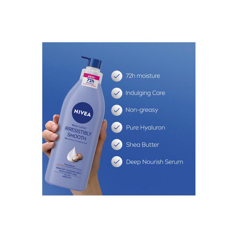 Nivea Irresistibly Smooth Body Lotion 400mL