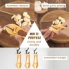 2pcs Garlic Peeler, 2025 New Garlic Tweezers with Hanging Hole