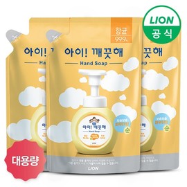 Lion [CJO] Ikkekke Large Capacity Refill 450ml x 3 - 1.Lemon Refill 450ml x 3 / 라이온 [CJO] 아이깨끗해 대용량 리필 450ml x 3개 - 1.레몬 리필 450ml x 3개
