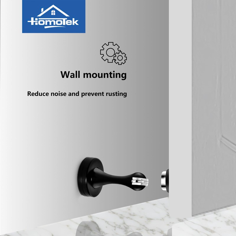 HOMOTEK 2 Pack Magnetic Door Stopper, Magnet Door Stop Heavy