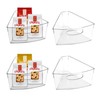 URALFA Lazy Susan Organizers Set of 4, 10"x 9.5"x 4"