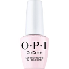 OPI GelColor Let's Be Friends! | Opaque Soft Pink Crème UV Cure Gel Nail Polish | Vegan & HEMA Free, Long Lasting, High Shine