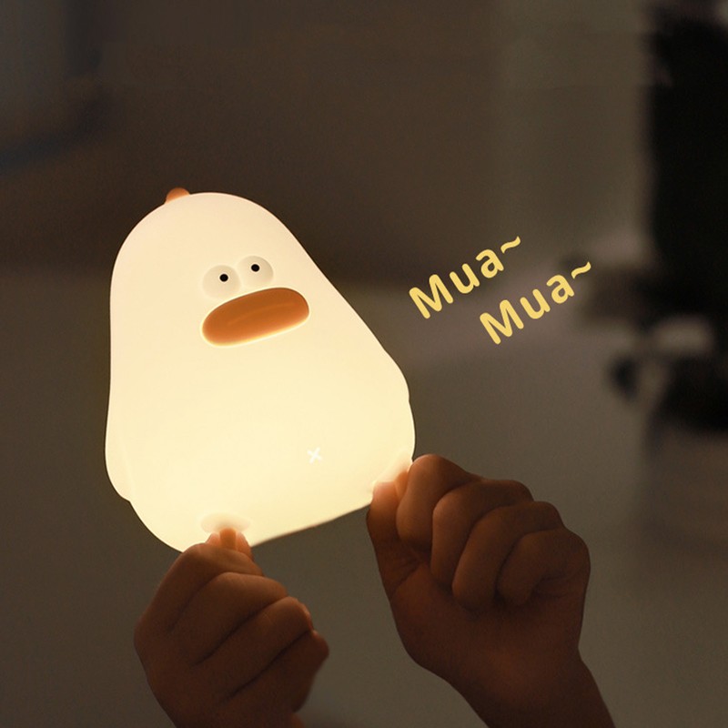 LED Night Light Interesting Chicken Pat Light USB Charging Baby