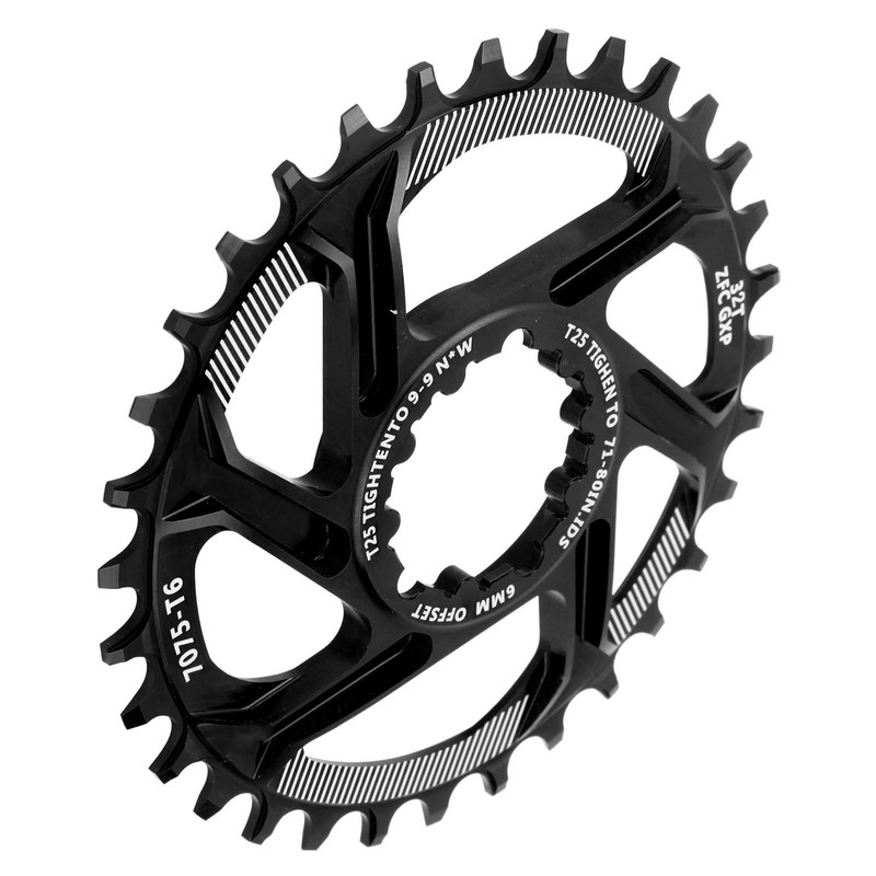 Bike 32T Single Speed Chainring 6mm Offset Direct Mount Narrow