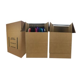 Uboxes Moving Boxes Bundles Wardrobe Moving Boxes 24x24x40 Inches - Pack of 3